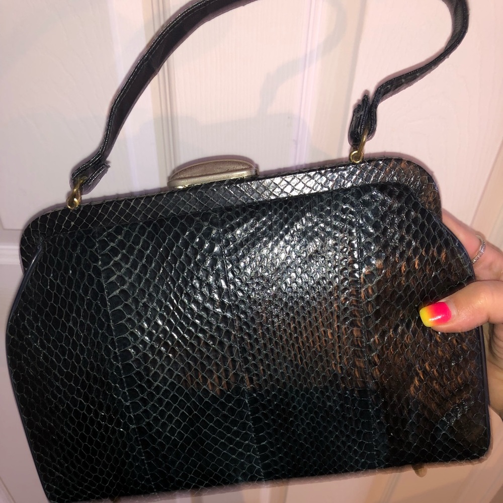 Vintage snake skin purse!